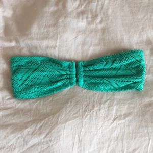 Sea green bikini top